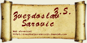 Zvezdoslav Šarović vizit kartica